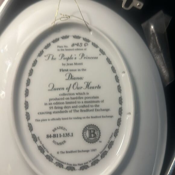 The peoples princess Diana plate box framed - Picture 6 of 7